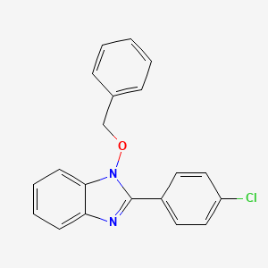 1-(benzyloxy)-2-(4-chlorophenyl)-1H-1,3-benzimidazole