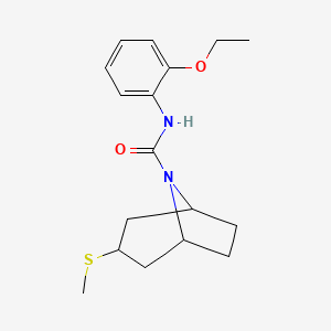 (1R,5S)-N-(2-ethoxyphenyl)-3-(methylthio)-8-azabicyclo[3.2.1]octane-8-carboxamide