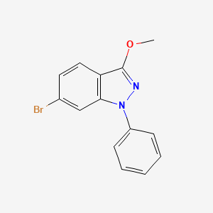 6-Bromo-3-methoxy-1-phenyl-1H-indazole