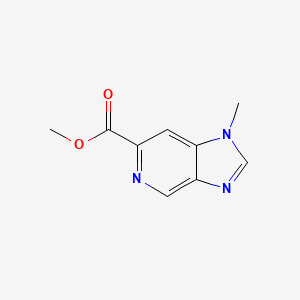 molecular formula C9H9N3O2 B2654973 1-甲基-1H-咪唑并[4,5-c]吡啶-6-甲酸甲酯 CAS No. 1936224-65-5