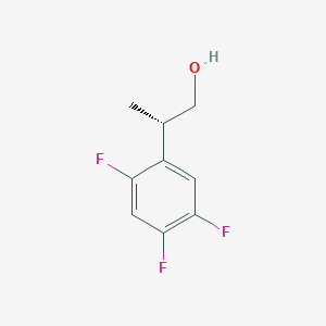 molecular formula C9H9F3O B2654976 (2S)-2-(2,4,5-Trifluorophenyl)propan-1-ol CAS No. 2248175-25-7