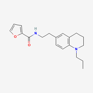 N-(2-(1-propyl-1,2,3,4-tetrahydroquinolin-6-yl)ethyl)furan-2-carboxamide