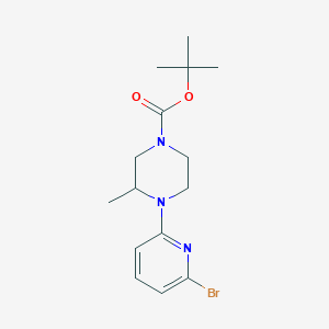 Tert-butyl 4-(6-bromopyridin-2-yl)-3-methylpiperazine-1-carboxylate