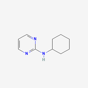 molecular formula C10H15N3 B2655056 N-环己基嘧啶-2-胺 CAS No. 14080-24-1