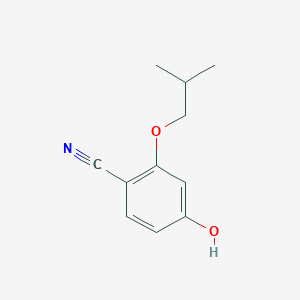 4-Hydroxy-2-(2-methylpropoxy)benzonitrile