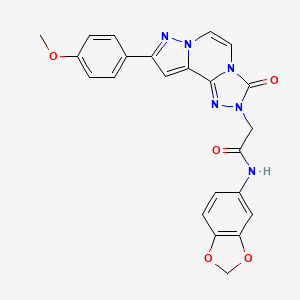 molecular formula C23H18N6O5 B2655162 Chembl4531709 CAS No. 1207027-83-5