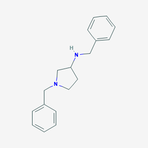 molecular formula C18H22N2 B026552 N,1-二苄基吡咯烷-3-胺 CAS No. 108963-20-8