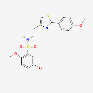 2,5-dimethoxy-N-(2-(2-(4-methoxyphenyl)thiazol-4-yl)ethyl)benzenesulfonamide