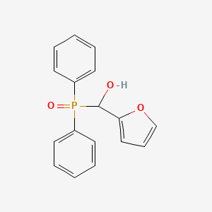 molecular formula C17H15O3P B2655220 Diphenylphosphoryl(furan-2-yl)methanol CAS No. 371958-83-7