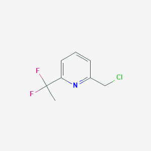 2-(Chloromethyl)-6-(1,1-difluoroethyl)pyridine
