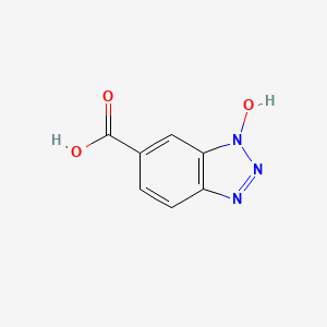 molecular formula C7H5N3O3 B2655244 1-hydroxy-1H-1,2,3-benzotriazole-6-carboxylic acid CAS No. 50907-17-0