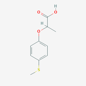 molecular formula C10H12O3S B2655258 2-[4-(Methylsulfanyl)phenoxy]propanoic acid CAS No. 3364-90-7