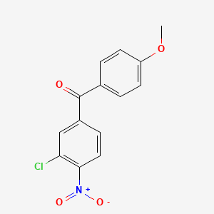 (3-Chloro-4-nitrophenyl)(4-methoxyphenyl)methanone