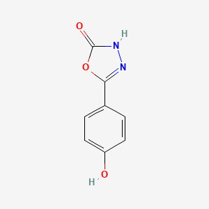 5-(4-Hydroxyphenyl)-3H-1,3,4-oxadiazol-2-one