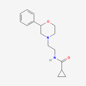 N-(2-(2-phenylmorpholino)ethyl)cyclopropanecarboxamide