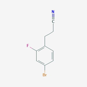 3-(4-Bromo-2-fluorophenyl)propanenitrile
