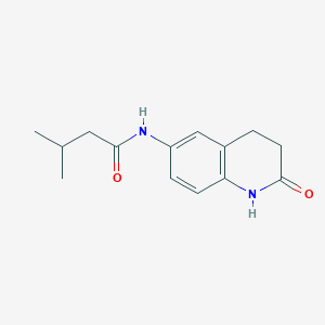 3-methyl-N-(2-oxo-1,2,3,4-tetrahydro-6-quinolinyl)butanamide