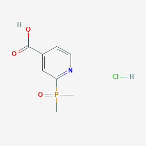 2-Dimethylphosphorylpyridine-4-carboxylic acid;hydrochloride