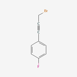 1-(3-Bromo-prop-1-ynyl)-4-fluoro-benzene