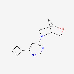 5-(6-Cyclobutylpyrimidin-4-yl)-2-oxa-5-azabicyclo[2.2.1]heptane
