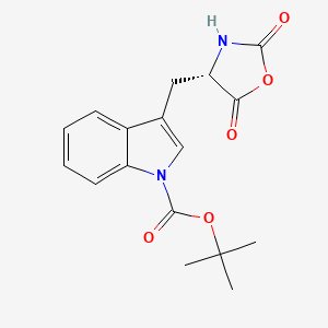 molecular formula C17H18N2O5 B2655409 L-Trypthophane(Boc) N-carboxyanhydride CAS No. 420824-64-2