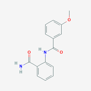 molecular formula C15H14N2O3 B2655430 N-(2-carbamoylphenyl)-3-methoxybenzamide CAS No. 330657-87-9