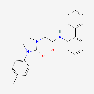 N-([1,1'-biphenyl]-2-yl)-2-(2-oxo-3-(p-tolyl)imidazolidin-1-yl)acetamide