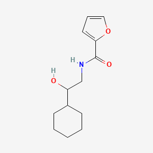 molecular formula C13H19NO3 B2655472 N-(2-环己基-2-羟乙基)呋喃-2-甲酰胺 CAS No. 1351602-41-9