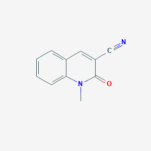 molecular formula C11H8N2O B2655497 1-Methyl-2-oxo-1,2-dihydroquinoline-3-carbonitrile CAS No. 28448-08-0