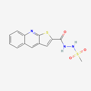 N'-(thieno[2,3-b]quinolin-2-ylcarbonyl)methanesulfonohydrazide