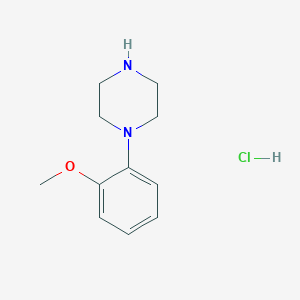 molecular formula C11H17ClN2O B026555 1-(2-甲氧基苯基)哌嗪盐酸盐 CAS No. 5464-78-8