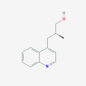 molecular formula C13H15NO B2655500 (2R)-2-Methyl-3-quinolin-4-ylpropan-1-ol CAS No. 2201847-03-0