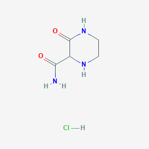 3-Oxopiperazine-2-carboxamide;hydrochloride