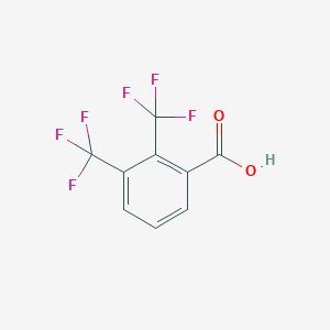 molecular formula C9H4F6O2 B2655507 2,3-Bis(trifluoromethyl)benzoic acid CAS No. 42175-55-3