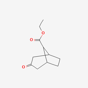 molecular formula C11H16O3 B2655509 Ethyl 3-oxobicyclo[3.2.1]octane-8-carboxylate CAS No. 172288-92-5