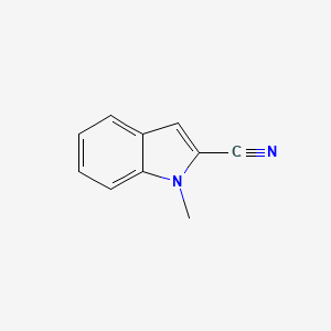 molecular formula C10H8N2 B2655528 1-Methyl-1h-indole-2-carbonitrile CAS No. 60680-97-9