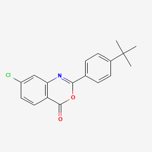 2-(4-tert-butylphenyl)-7-chloro-4H-3,1-benzoxazin-4-one