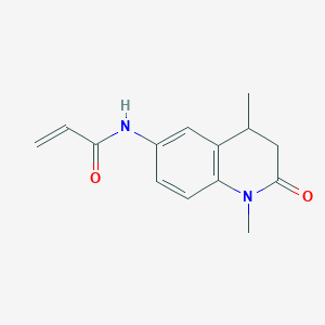 N-(1,4-Dimethyl-2-oxo-3,4-dihydroquinolin-6-yl)prop-2-enamide