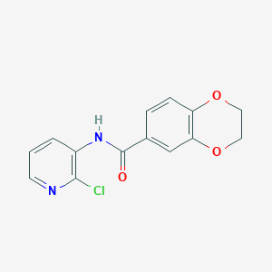 N-(2-chloropyridin-3-yl)-2,3-dihydro-1,4-benzodioxine-6-carboxamide