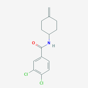 molecular formula C14H15Cl2NO B2655578 3,4-dichloro-N-(4-methylidenecyclohexyl)benzamide CAS No. 2097903-85-8