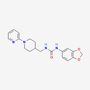 1-(Benzo[d][1,3]dioxol-5-yl)-3-((1-(pyridin-2-yl)piperidin-4-yl)methyl)urea