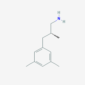 (2R)-3-(3,5-Dimethylphenyl)-2-methylpropan-1-amine