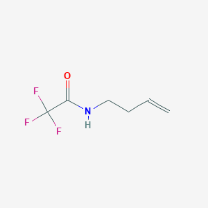 molecular formula C6H8F3NO B2655674 N-(But-3-enyl)-2,2,2-三氟乙酰胺 CAS No. 166252-95-5