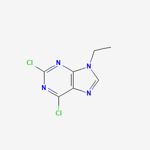 molecular formula C7H6Cl2N4 B2655692 2,6-dichloro-9-ethyl-9H-purine CAS No. 190655-14-2