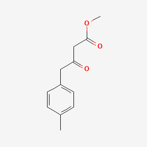 molecular formula C12H14O3 B2655694 Methyl 4-(4-methylphenyl)-3-oxobutanoate CAS No. 78861-25-3