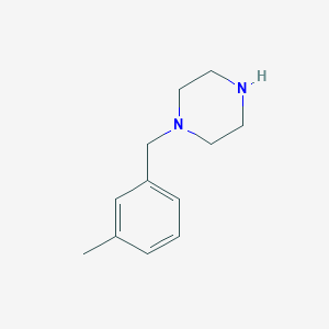 molecular formula C12H18N2 B026557 1-(3-甲基苄基)哌嗪 CAS No. 5321-48-2