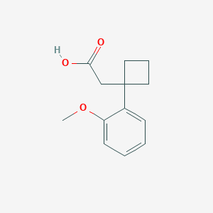 2-[1-(2-Methoxyphenyl)cyclobutyl]aceticacid