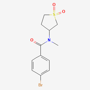 4-bromo-N-(1,1-dioxidotetrahydrothiophen-3-yl)-N-methylbenzamide