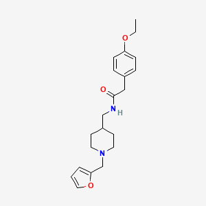 B2655735 2-(4-ethoxyphenyl)-N-((1-(furan-2-ylmethyl)piperidin-4-yl)methyl)acetamide CAS No. 953997-04-1