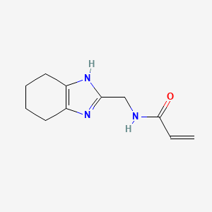 N-(4,5,6,7-Tetrahydro-1H-benzimidazol-2-ylmethyl)prop-2-enamide